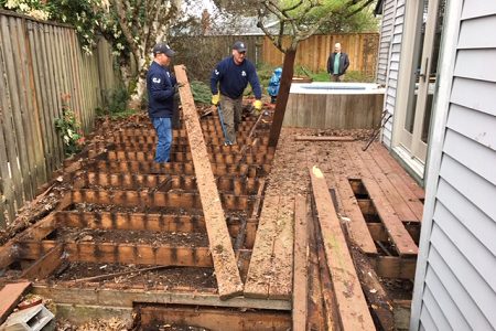 hot tub demolition portland