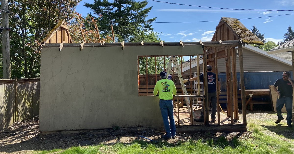 Shed Tear Down Portland Charlie & Sons Hauling LLC